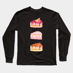 Watercolor Shortcakes Long Sleeve T-Shirt